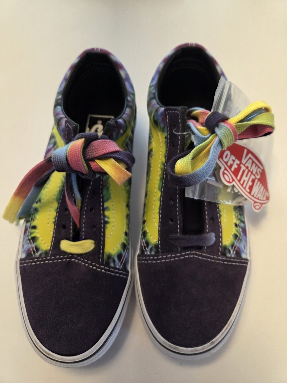 New Vans Mysterioso Tie-dye suede canvas shoes. Women Size 6  Men Size 4.5